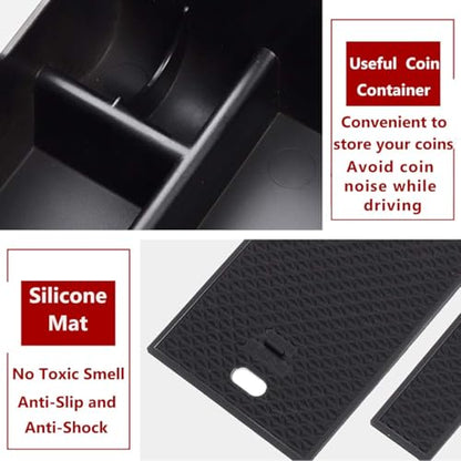 TTCR-II for Chevy Blazer Center Console Organizer 2019-2024 2025, for 2019-2024 2025 Chevy Blazer Console Organizer Tray Secondary Storage Box - size: For Blazer