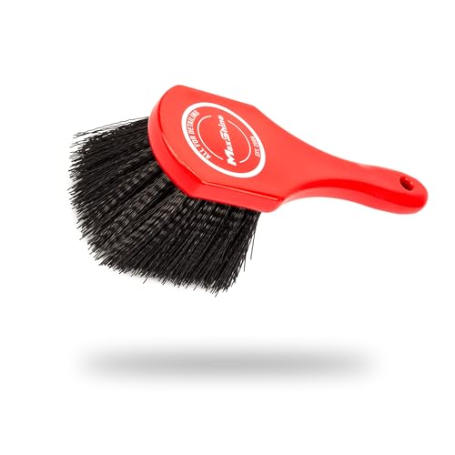 Maxshine Universal Heavy-Duty Tire & Carpet Cleaning Brush – Ultimate Scrubber for Carpets, Upholstery, Floor Mats & More – Removes Dirt & Stains – Home & Auto Detailing Accessory - color: Heavy-duty