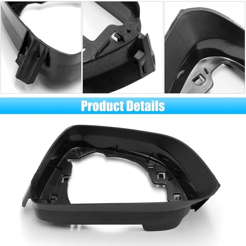 Jaronx Compatible with Tesla Model 3 Side Mirror Cover Housing 2017-2025, Right Passenger Door Wing Rearview Mirror Frame Cover Replacement Compatible with Tesla Model 3 Accessories - size: Model 3 Right