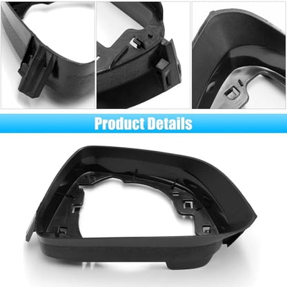 Jaronx Compatible with Tesla Model 3 Side Mirror Cover Housing 2017-2025, Right Passenger Door Wing Rearview Mirror Frame Cover Replacement Compatible with Tesla Model 3 Accessories - size: Model 3 Right