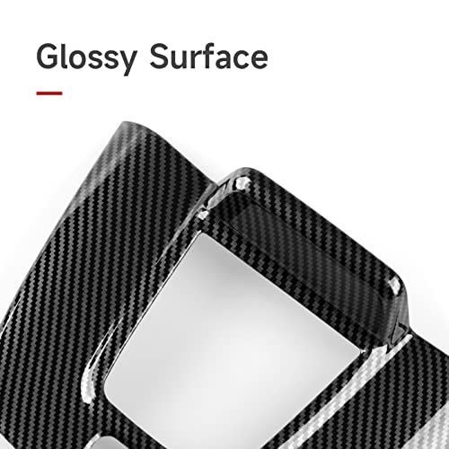 Car GPS Navigation Dashboard Cover Decals for 2022 2023 2024 2025 Honda Civic 11th Gen Accessories ABS Carbon Fiber Interior Stickers - color: Gps Dashboard Panel