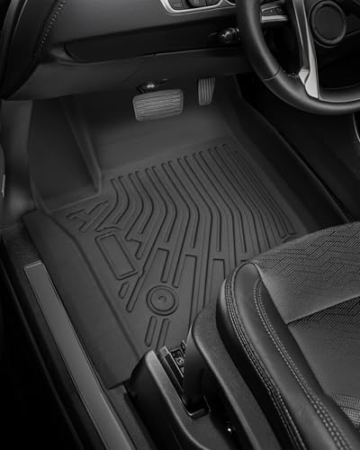All Weather Floor Mats for Chevy Tahoe 2026-2021/ for GMC Yukon 2026-2022 (Only for 7 Seater), Custom Fit for Front 2nd 3 Row Backseat Floor Liners & Trunk Mats, Heavy Duty TPE Car Black Accessories