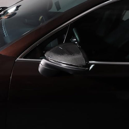 Rearview Mirror Cover Cap Compatible with Porsche Cayenne 2018-2022, Side Car Mirror Caps Automotive Exterior Accessories