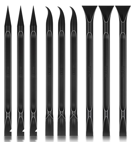 9 Pcs Car Crevice Cleaning Tool, Non-Scratch Carbon Fiber Plastic Car Detailing Picks, Auto Detailing Equipment for Small Narrow Gaps and Interior Cleaning
