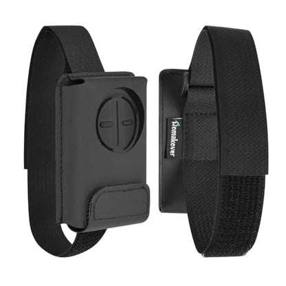 Homakover Garage Door Opener Holder for Visor, Carrying Case for Chamberlain LiftMaster Garage/Gate Door Opener Remote, Adjustable Visor Bag Gate Clicker Holder (Black-Chamberlain KLIK5U-BK2 Garage) - size: 3.31 X 2.05 Inches