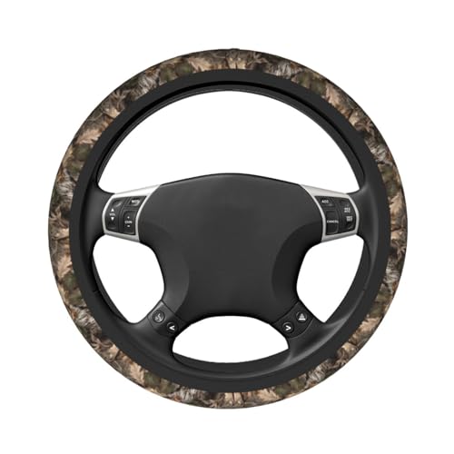 Camo Steering Wheel Covers Non Slip Neoprene Universal 15 Inch Steering Wheel Protector Car Cover for Men Women - color: Camo