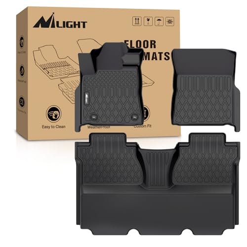Nilight TPE Floor Mats for Toyota Tundra CrewMax Cab 2014 2015 2016 2017 2018 2019 2020 2021 All Weather Custom Fit Heavy Duty Floor Liners - size: 2014-2021 Toyota Tundra|CrewMax Cab