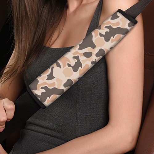Duck Camo Car Seat Belt Cover Thickened 2-Pack Universal Car Seat Belt Pads Cover Anti-Slip Shoulder Strap Protect Universal Fit for Auto Truck Van SUV - color: Duck Camo
