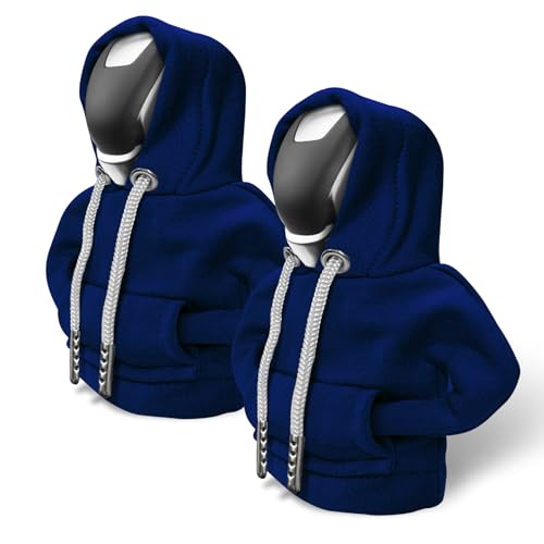 Gear Shift Hoodie, Gear Shift Cover, Funny Car Gear Shift Cover, Automotive Interior Cute Gadgets, Automotive Interior Accessories and Decoration (Blue-2PCS) - color: Blue-2PCS