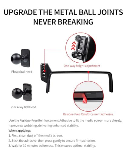 MaserWeller Car Phone Holder for Honda CRV CR-V 2017-2022 Accessories Screen Fixed Clip, 360° Rotation Phone Mount Compatible with MagSafe, Cell Phone Holder Does Not Affect Air Vent - size: For 17-22 Cr-v (5 & 7 Inch Screen Only)