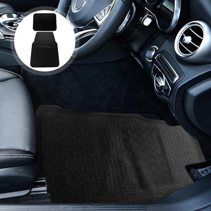 Ipetboom Car Floor Mats 4pcs Set PVC Waterproof Anti-Slip Vehicle Foot Mats All-Season Sturdy Universal Fit Automotive Floor Protection for Cars Suvs