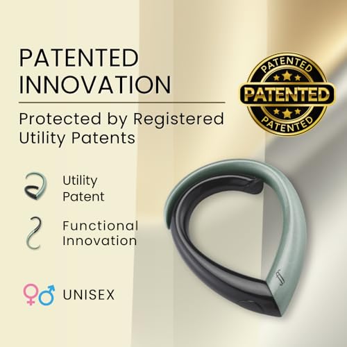 EMBRACE Purse Hook Hanger – Lightweight, Durable Teardrop S Hooks | Bag Clip Holds 22 lb Bags, Backpacks, Totes | Purse Charms for Women, Men Onyx & Mint - color: onyx/mint