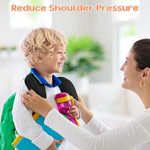 Riakrum 6 Pieces Car Seat Strap Pads Covers for Baby Kids, Carseat Strap Covers Shoulder Pads, Soft Seat Belt Cover for Infant Stroller Safety Belt Cushion for Boy and Girl, 2.4 x 5.7 Inches(Black) - color: Black