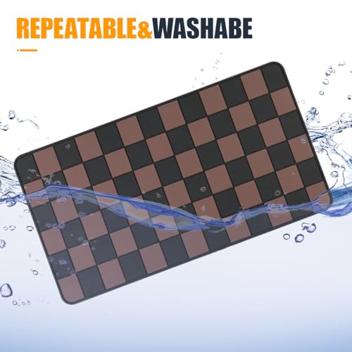 YoRise Car Dashboard Anti Slip Mat, 10.62'' × 5.90'' PVC Center Console Pad, Non-Slip Sticky Dash Mat, Washable Car Dashboard Gripping Pad for Phone, Glass, Key, GPS (Brown) - color: Brown