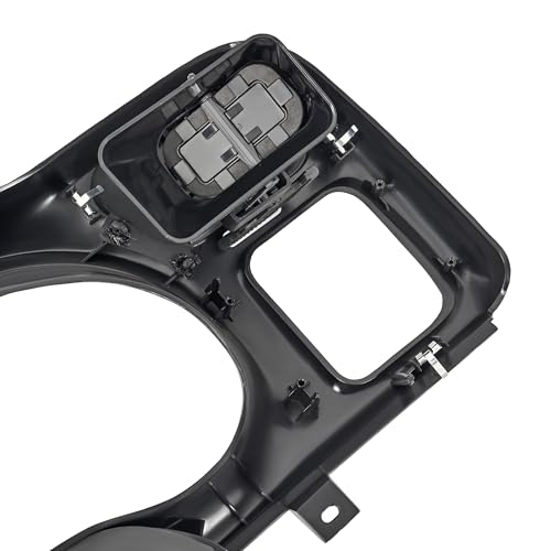 KUAFU Dash Trim Bezel Compatible with 1998-2004 Chevy Chevrolet S10 Blazer GMC Jimmy Paint ABS Plastic Light Gray Single Din Only - color: Light Gray
