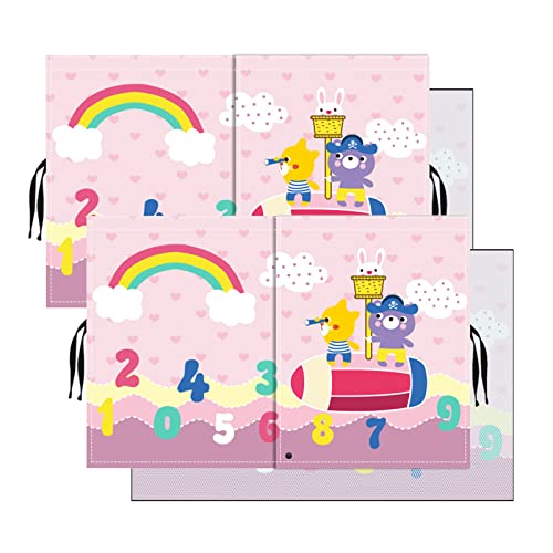 Car Sun Shade for Baby - EOHMAK Car Side Window Sun Shade Cover Upgrade Double Opening Car Interior Curtain Sun Blocker Blind (Pink Rainbow, 2 Pack) - color: Pink Rainbow, size: 2 Pack