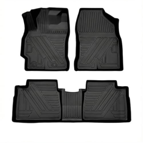Corolla Floor Mat - All Weather Waterproof Durable Anti-Slip Odorless TPE Front and Rear Row Set Custom-Fit Floor Liner Compatible with 2014-2018 Toyota Corolla - size: for Toyota Corolla 2014-2018