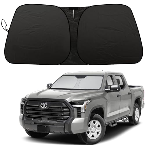 2026 Upgrade Front Windshield Sunshade fit for Toyota Tundra 2007-2021 Reflector Foldable Car Shade Automotive Windshield Sunshades for Toyota Tundra Windshield Sun Shade |Keeps Your Vehicle Cool| - size: Fit for Toyota Tundra 2007-2021