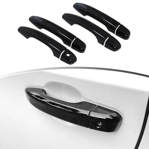 YINGTUU for Honda Accord 10th Gen 2018 2019 2020 2021 2022 Accessories Stickers Door Handle Cover Decals Bright Black - color: Door Handle-black