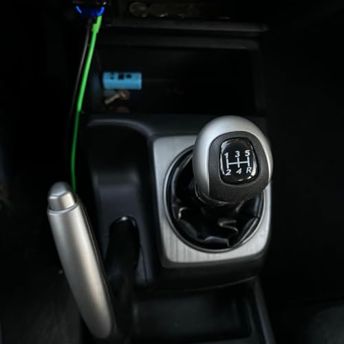 GoaMotors Pack of 3 Manual Gear Shift Knob 5 Speed with Leather Boot for Honda Civic 2006-2011, Replace #54102-SNA-A01, 54102-SNA-A02, for Honda Civic Manual Gear Shift Knob