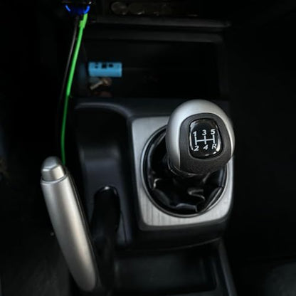 GoaMotors Pack of 3 Manual Gear Shift Knob 5 Speed with Leather Boot for Honda Civic 2006-2011, Replace #54102-SNA-A01, 54102-SNA-A02, for Honda Civic Manual Gear Shift Knob