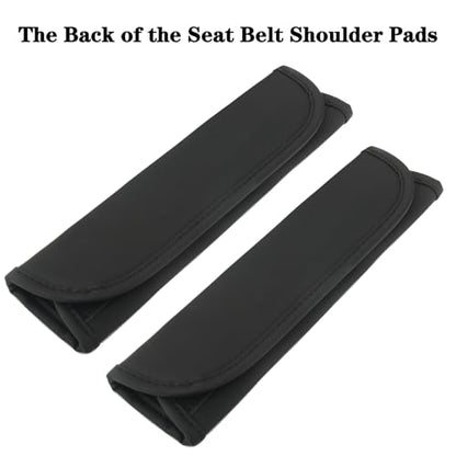 2 PCS Auto Seat Belt Cover, Car Seatbelt Shoulder Neck Protection Pad, Soft, Comfortable Driving Compatible with Cars, Truck, Airplane Backpack