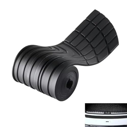 Car Trunk Edge Protector Strip, Self-Adhesive Rubber Trunk Edge Guard, Scratch-Resistant Cut-to-Fit Tailgate Sill Protector, Universal for Most Cars, SUVs & Trucks