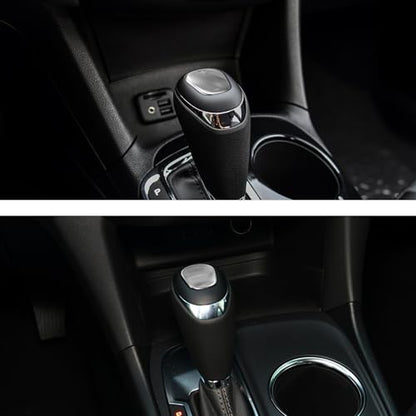 TOMALL Stainless Steel Car Gear Shift Knob Cover Compatible with Chevy Equinox 2018-2020 Shift Panel Trim Gear Lever Cover for Car Interior Car Accessories (Silver) - color: Stainless Gear-Silver