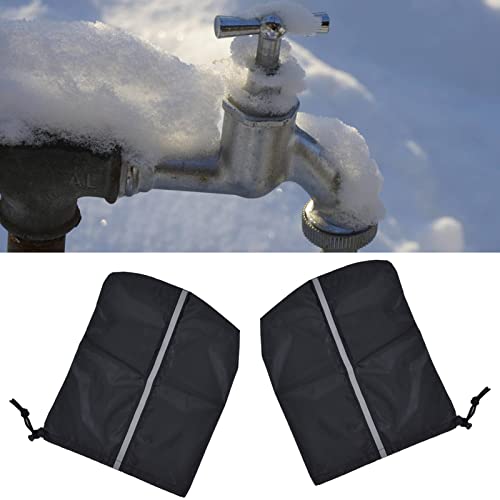 Car Mirror Covers, Waterproof Winter Side Mirror Protectors with Reflective Strips Easy Installation Universal Fit 13x10.6 inches Polyester Taffeta for SUV Minivan Truck Snow Ice Protection