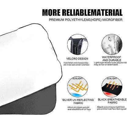 2026 Upgrade Front Windshield Sunshade fit for Mazda CX-5 2017-2026 Reflector Foldable Car Shade Automotive Windshield Sunshades for Mazda CX-5 Windshield Sun Shade |Keeps Your Vehicle Cool| - size: Fit for Mazda CX-5 2017-2026