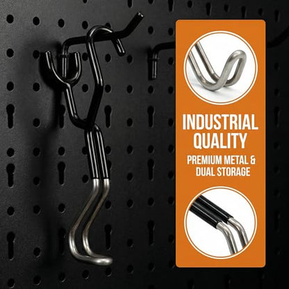 Hard Hat Holder for Truck, Hard Hat Hanger for Truck, Car Seat Hooks for Headrest, Organizer for Safety Vest, Jackets, and Bags, 6.1 x 1.72 in