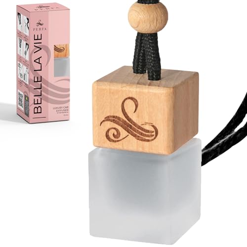 Inspired by Lua V.ezt Bell Car Air Freshener for Women | Long Lasting Luxury Diffuser | Automotive Scent Perfume | Vent Clip Air Freshener | Odor Eliminator Technology | Ladies Car Diffuser Scents 8ML