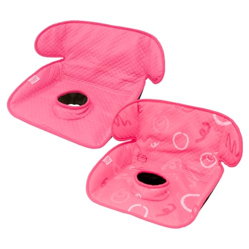 Piddle Pad 2-Pack, Potty Training Car Seat Protector, Toddler Car Seat Cover & Stroller Protector, Machine Washable Waterproof Car Seat, Anti-Slip, Universal Fit (Pink) - color: Pink