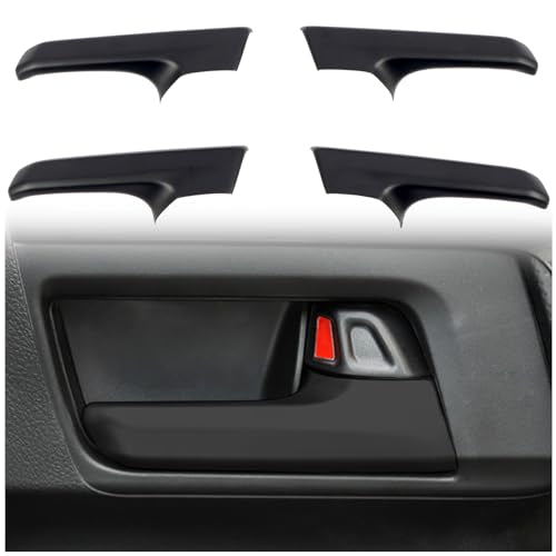 ITrims Door Handle Cover Trim for Toyota 4Runner 4WD N280 Prado J150 2010-2024 2018 2019 2020 2021 Car Styling Accessories Interior Door Handles 4PCS ABS (Interior Matte Black) - color: Interior Matte Black