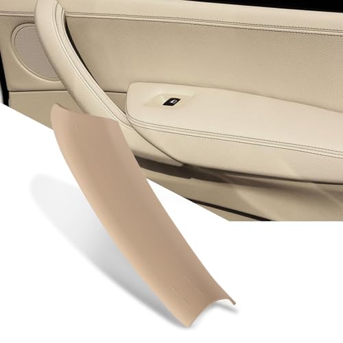 1PCS Beige Driver Side Pull Handle Covers Compatible with X3 F25 2010-2016 X4 F26 2014-2017 Left Door Handle Interior Door Pull Handle - color: Beige, size: 1pcs Pull Handle(L)