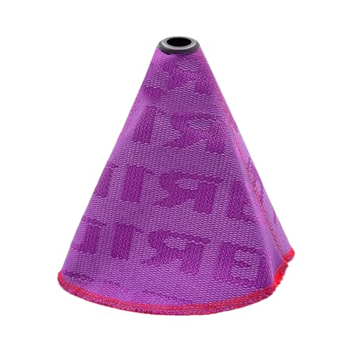 povtii Car Shift Boot Cover, Waterproof Canvas Fabric Manual Automatic Shift Knob Boot Dust Cover, Gear Gaiter Cover Auto Shift Boot Sleeve Protector, Universal Car Accessories (Purple) - color: Purple