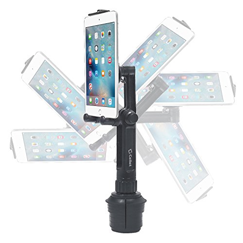 Cellet Cup Holder Tablet Mount, Car Cradle Holder Compatible for All iPad, Pro, Air, Mini Samsung Galaxy Tablet, Amazon Fire Microsoft Surface - style: Tablet Holder Height - 13 in