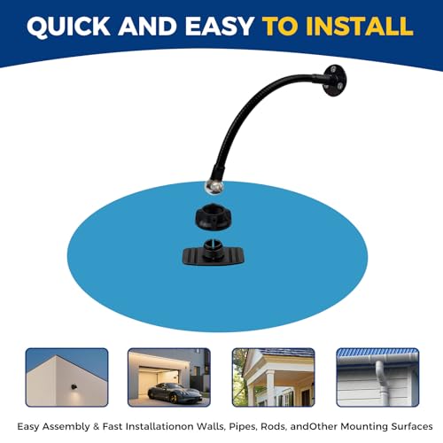 acrylic convex mirror 180° adjustable wide-angle indoor security mirror suitable for monitoring blind spots in parking lots Garage warehouses offices and traffic safety management (11.7in)