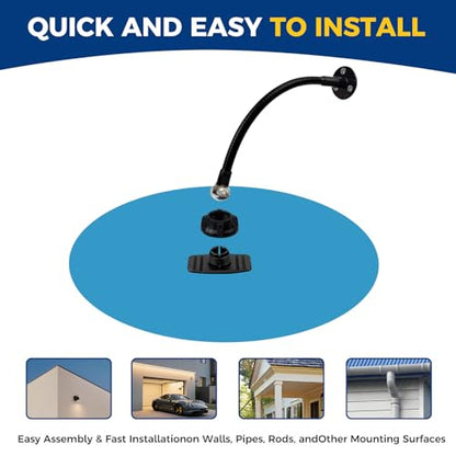 acrylic convex mirror 180° adjustable wide-angle indoor security mirror suitable for monitoring blind spots in parking lots Garage warehouses offices and traffic safety management (11.7in)
