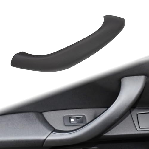Car Inner Door Handle Pull Outer Cover Replacement for BMW X1 F48 2016-2019, X2 F39 2018-2019 Driver Passenger Side (Black, Left) - color: Black, size: Left