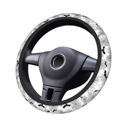Halloween Steering Wheel Covers Non Slip Neoprene Universal 15 Inch Steering Wheel Protector Car Cover for Men Women - color: Halloween2