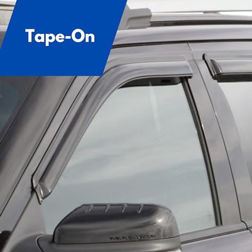 IG Window Visors Fit for 1999-2016 Ford F250 F350 F450 F550 Super Duty SuperCrew, Out-Channel Rain Guards Vent Wind Deflector 4PC, Truck Accessories for 99-16 F250 F350 F450 F550 Super Duty SuperCrew - size: 1999-2016 F250/F350/F450/F550 SuperCrew