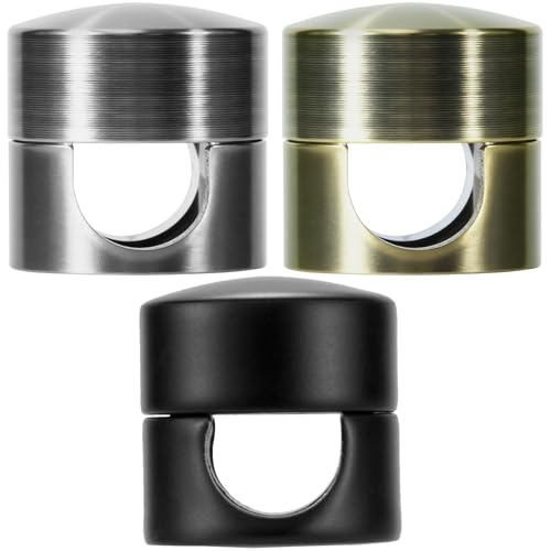 SmallCat 3 Sets Charger Holders for Cords, Adjustable Cable Anchor Holders, Adhesive Metal Cord Clips, Cable Management Wire Organizers for Desk, Office, Nightstand - Matte Black/Black/Antique Copper - color: Matte Black, Black, Antique Copper, 3 Sets