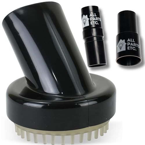 Vacuum Dog Grooming Pet Brush Attachment Tool, 1.25” with 1.5", and 1-3/8" Adapters Pet Grooming Accessories for Shop Vac, Bissell, Eureka, Hoover, Shark, Miele & Models/ - color: Pet Brush