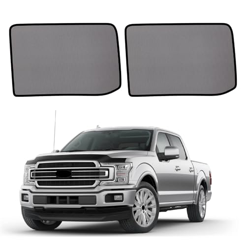2015-2020 f150 Window Shades - Rear Side Window Sun Shade for Baby, Breathable Mesh Car Privacy Window Covers, UV Protection and Heat Insulation for Road Trips, Napping, Camping (2 PCS) - size: F150(2015-2020)-2pcs