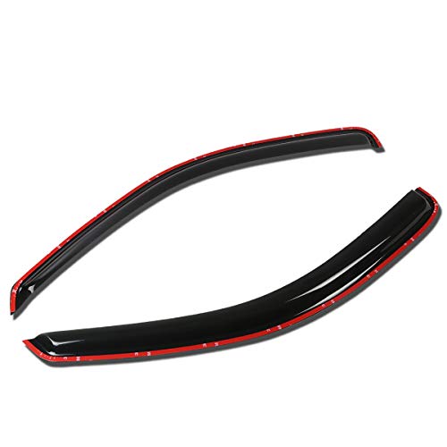 Auto Dynasty in Channel Window Vent Visor Deflector Rain Guard 2pcs Front Compatible with Dodge Dakota Regular/Extended Cab 2-Door 1997 1998 1999 2000 2001 2002 2003 2004 - size: 97-04 Dodge Dakota Standard/Extended Cab