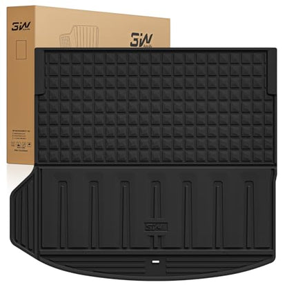 3W Cargo Liner Fit for 2024-2025 2026 Chevrolet Chevy Equinox EV (Non Fuel), TPE All Weather Custom Fit for Chevrolet Equinox EV (Non Fuel) Accessories Cargo mat,Black - size: Chevy Equinox EV 2024-2025 Cargo Liner