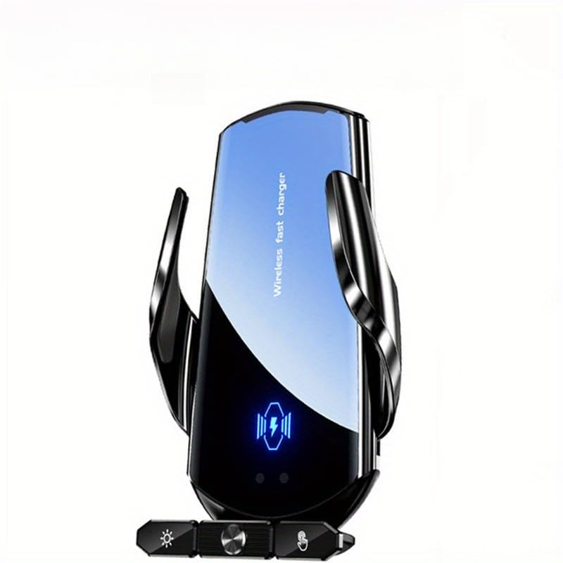 15W Car Wireless Charger Auto Magnetic Air Vent Phone Holder for iPhone 17 16 15 14 13 12 Samsung Xiaomi Induction Fast Charging Station (Black) - color: black