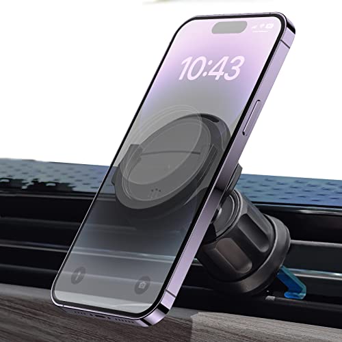 Socket Phone Mount for Car 360 Rotation Vent Phone Mount Holder Car Grips Dashboard Stand for Socket Users Fit for iPhone Samsung Universal(Vent + Flat) - style: Vent + Flat