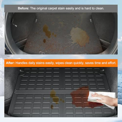 powoq Trunk Mat Compatible with 2023-2025 Mazda CX-5 Cargo Liner All Weather Protection Cargo Mat Replacement for Mazda CX-5 2023-2025 Accessories